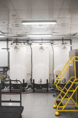 Irrigation tanks.